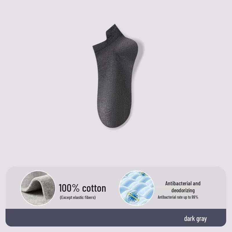 Men s Summer Short Cotton Antibacterial Deodorant Socks, Sweat-Absorbent, Breathable, Low-Cut Boat Style for Spring/Autumn Sports. One Size
Men s Summer Short Cotton Antibacterial Deodorant Socks, Sweat-Absorbent, Breathable, Low-Cut Boat Style for Spring/Autumn Sports. One Size