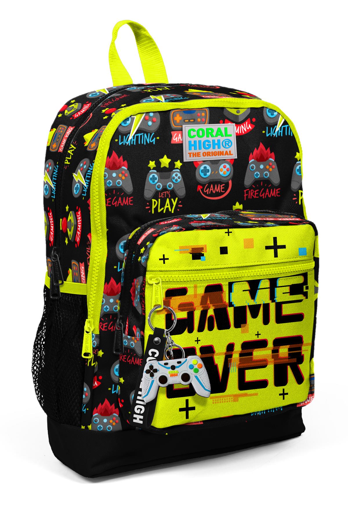 Coral High Kids Черный Неоново-Желтый Школьный Рюкзак Game Over с Четыреми Отделениями 23728
Coral High Kids Черный Неоново-Желтый Школьный Рюкзак Game Over с Четыреми Отделениями 23728