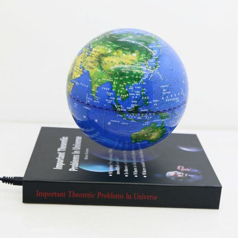 8-inch Magnetic Levitating Globe: Luminous, Self-Rotating Home & Office Ornament EU Standard
8-inch Magnetic Levitating Globe: Luminous, Self-Rotating Home & Office Ornament EU Standard