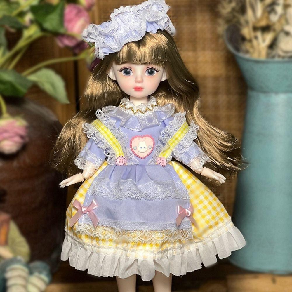 1 Set 1/6 SD 30cm Bjd Doll with Clothes Long Hair Princess Makeup Ball Joint Doll Children style 33
1 Set 1/6 SD 30cm Bjd Doll with Clothes Long Hair Princess Makeup Ball Joint Doll Children style 33