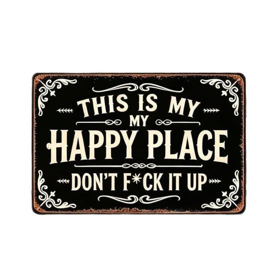 Yousheng This Is My Happy Place Metal Sign Decorative Yard Art Rustproof Metal Sign for Garden Balcony Courtyard Farmhouse 30*40cm
Yousheng This Is My Happy Place Metal Sign Decorative Yard Art Rustproof Metal Sign for Garden Balcony Courtyard Farmhouse 30*40cm