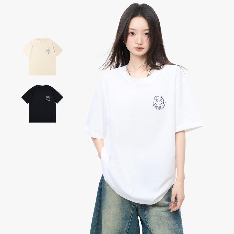 Women s 230g Pure Cotton Short-Sleeve Summer Loose T-Shirt - Breathable Casual Base Top 2XL (78-85 kg)
Women s 230g Pure Cotton Short-Sleeve Summer Loose T-Shirt - Breathable Casual Base Top 2XL (78-85 kg)