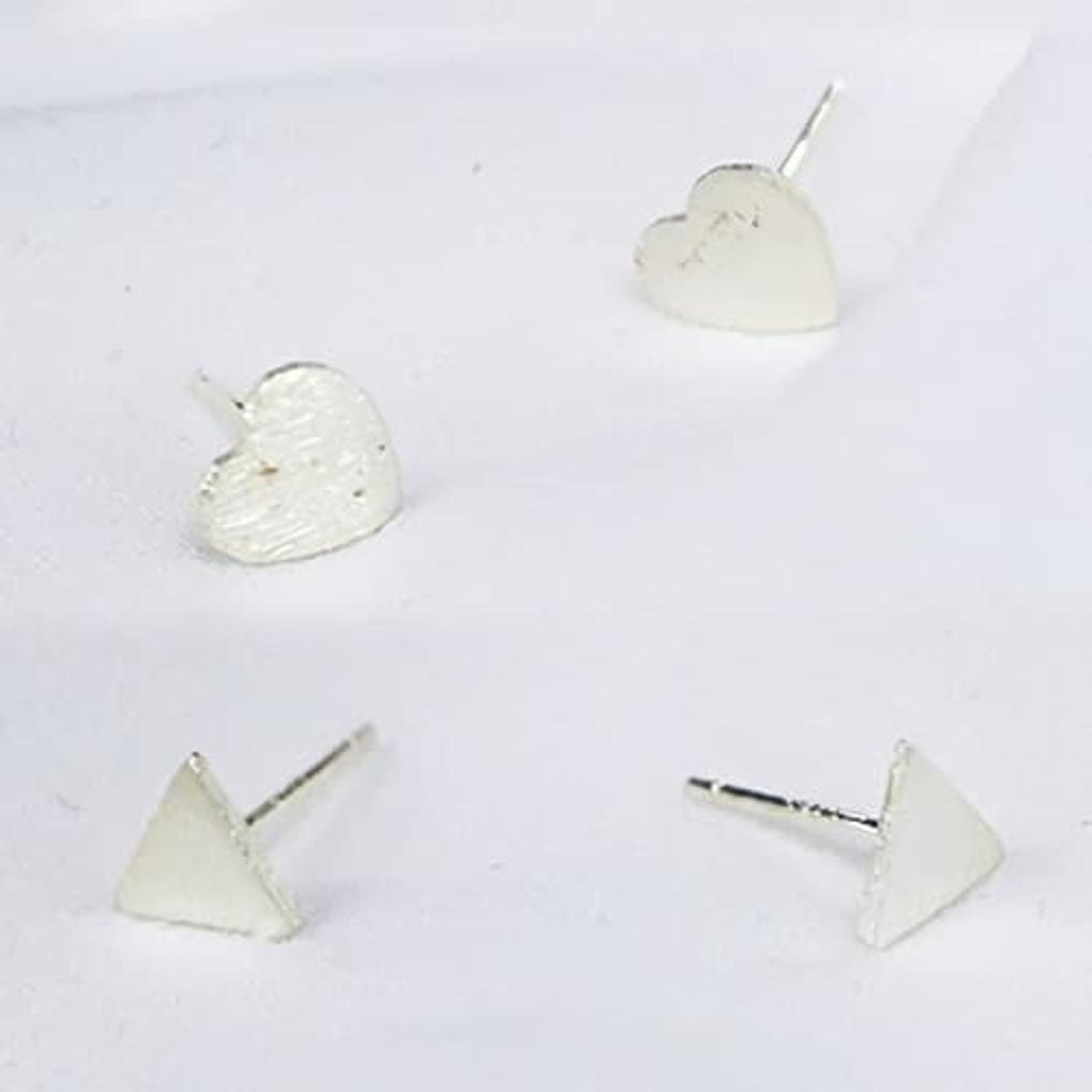 925 Silver Earrings Daily Basic Shape heart
925 Silver Earrings Daily Basic Shape heart