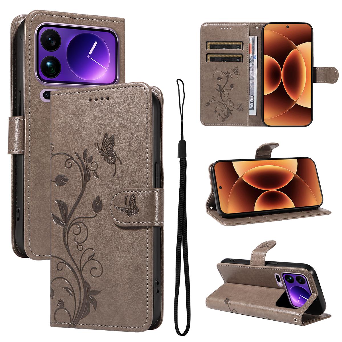 For Xiaomi 17 Pro Max PU Leather Cases Flower Pattern Wallet Stand Phone Cover with Strap
For Xiaomi 17 Pro Max PU Leather Cases Flower Pattern Wallet Stand Phone Cover with Strap