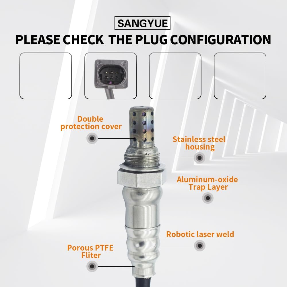 Upstream Oxygen O2 Sensor 1 for Mercedes-Benz A180 A200 B180 C300 CL550 E320 E400 E450 GL320 GL450 GL550 ML320 ML350 ML550 S400 S450 S550 GLE400
Upstream Oxygen O2 Sensor 1 for Mercedes-Benz A180 A200 B180 C300 CL550 E320 E400 E450 GL320 GL450 GL550 ML320 ML350 ML550 S400 S450 S550 GLE400