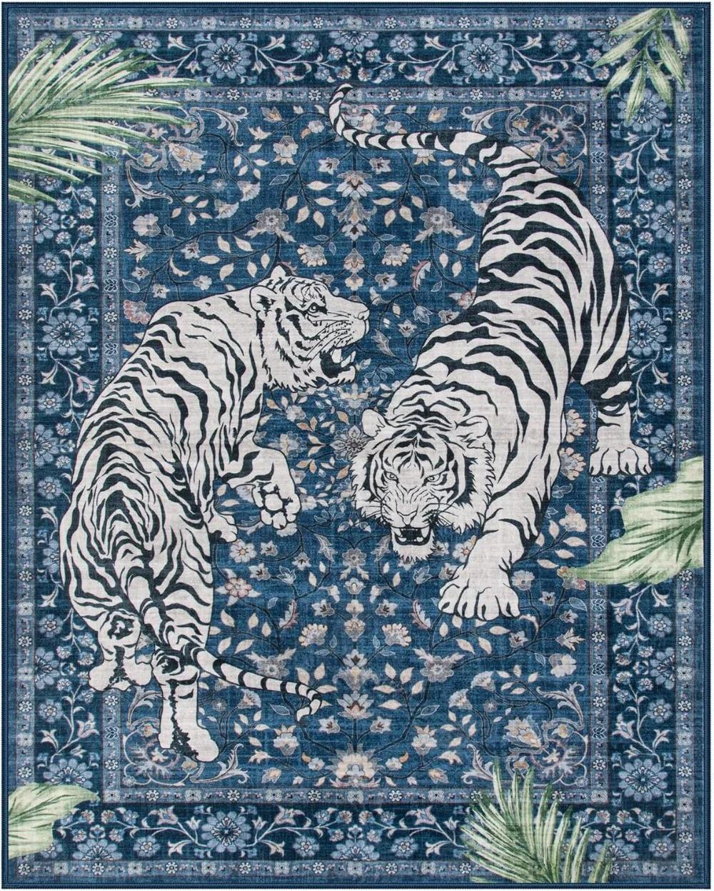 Senior Jungle Tiger Pattern Cute Room Decor Rugs Soft Antiskid Living Room Dining Room Carpet Easy Cleaning Entrance Door Mat 60x90cm
Senior Jungle Tiger Pattern Cute Room Decor Rugs Soft Antiskid Living Room Dining Room Carpet Easy Cleaning Entrance Door Mat 60x90cm