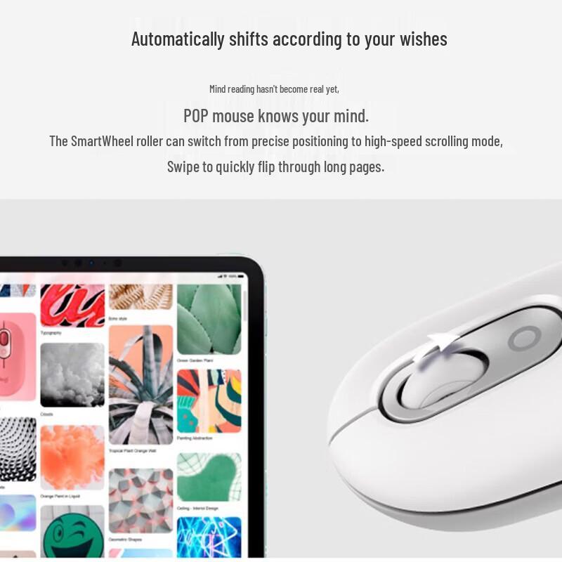 Logitech POP MOUSE Wireless Bluetooth Mouse
Logitech POP MOUSE Wireless Bluetooth Mouse