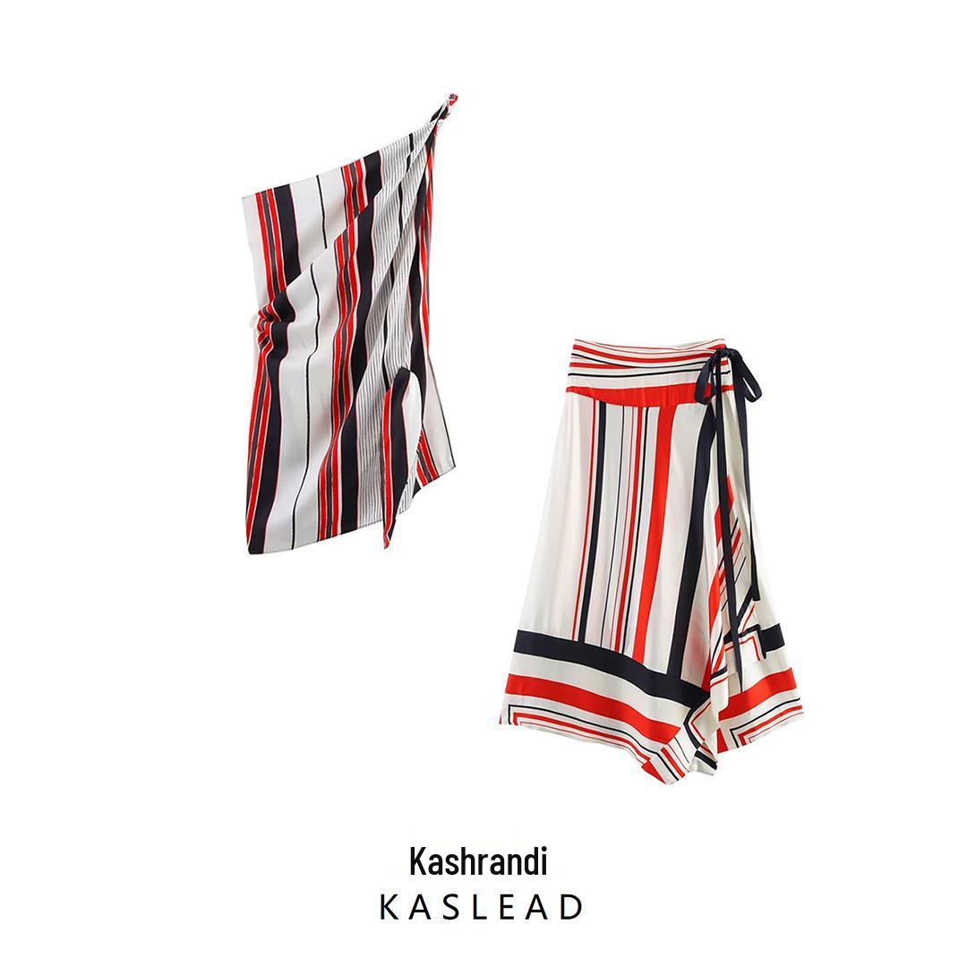 2025 Spring Collection European & American Style Women s Striped Asymmetrical Top & Midi Skirt Set Extra Small
2025 Spring Collection European & American Style Women s Striped Asymmetrical Top & Midi Skirt Set Extra Small