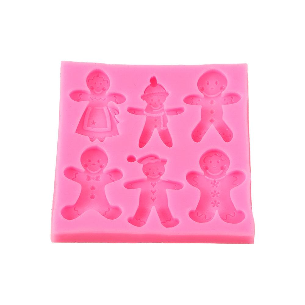 Making Clay Handmade Gingerbread Man DIY Silicone Chocolate Mould Sugarcraft Decoration Cake Decorating Tools Christmas Mold
Making Clay Handmade Gingerbread Man DIY Silicone Chocolate Mould Sugarcraft Decoration Cake Decorating Tools Christmas Mold