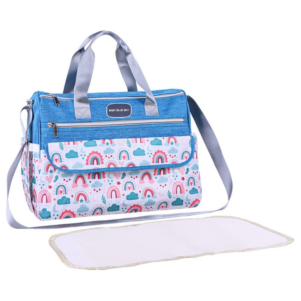 Multi-pocket Single Shoulder Mommy Bag Large Capacity Maternity Bag New Diaper Bag Pink-S
Multi-pocket Single Shoulder Mommy Bag Large Capacity Maternity Bag New Diaper Bag Pink-S