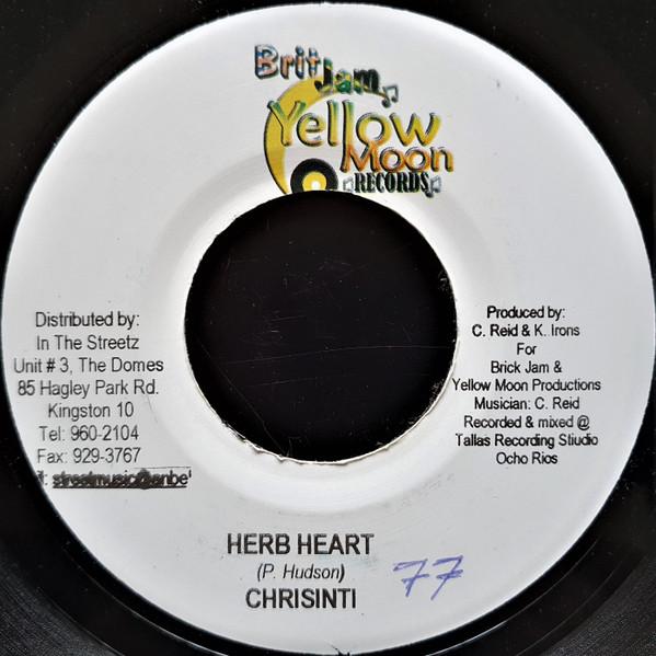7inch Record CHRISINTI - Herb Heart NONE Yellow Moon Rec Jamaica Reggae, Ska & Dub Used
7inch Record CHRISINTI - Herb Heart NONE Yellow Moon Rec Jamaica Reggae, Ska & Dub Used