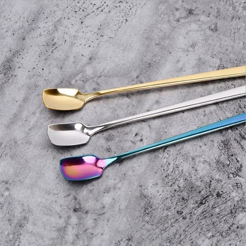 Colorful Spoon Long Handle Spoons Flatware Coffee Drinking Tools Kitchen Gadget Stainless Steel Flatware Cutlery Mini Dessert срібний
Colorful Spoon Long Handle Spoons Flatware Coffee Drinking Tools Kitchen Gadget Stainless Steel Flatware Cutlery Mini Dessert срібний