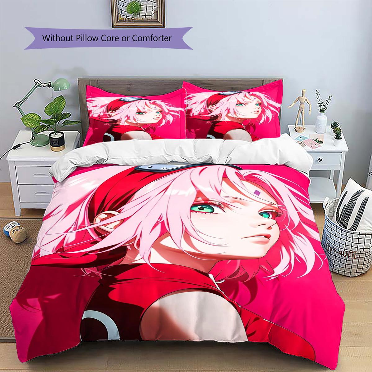 Sakura Haruno Patterned Pillowcase & Duvet Cover Set Leisure Anime Printed Bedding for Bedroom Use Great Present.-TING 135x200cm
Sakura Haruno Patterned Pillowcase & Duvet Cover Set Leisure Anime Printed Bedding for Bedroom Use Great Present.-TING 135x200cm