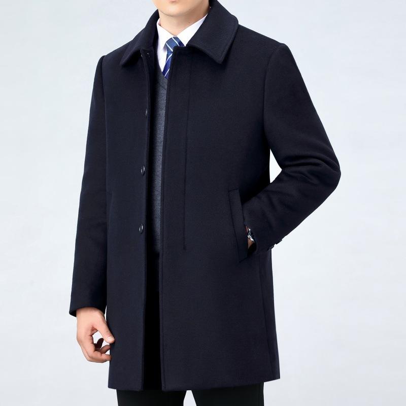 Кашемировое пальто мужское средней длины со съемным утолщенным пуховиком куртка шерстяная верхняя часть из шерсти для пап среднего и пожилого возраста 205
Кашемировое пальто мужское средней длины со съемным утолщенным пуховиком куртка шерстяная верхняя часть из шерсти для пап среднего и пожилого возраста 205