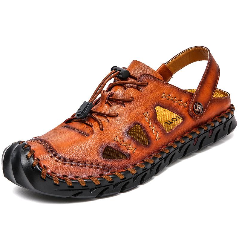 Summer leather 48 large size sandals men s breathable handmade sandals integrated dual-purpose beach sandals men s cowhide slippers 48
Summer leather 48 large size sandals men s breathable handmade sandals integrated dual-purpose beach sandals men s cowhide slippers 48