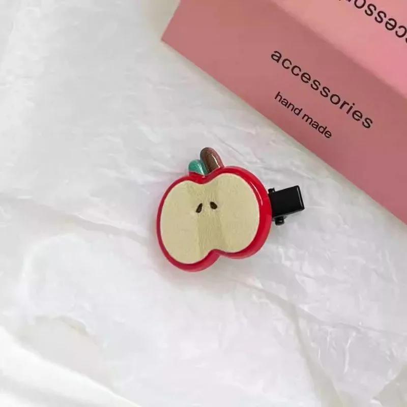 2pcs Cute Apple Hair Clips, Female Side Bangs Clips, Children s Broken Hair Bb Clips, Hair Clips and Headwear
2pcs Cute Apple Hair Clips, Female Side Bangs Clips, Children s Broken Hair Bb Clips, Hair Clips and Headwear
