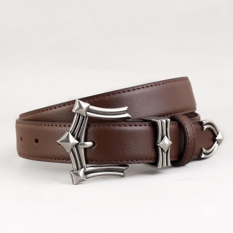 Leather Belt For Women With Alloy Buckle For Casual And Work Outfits кавовий
Leather Belt For Women With Alloy Buckle For Casual And Work Outfits кавовий