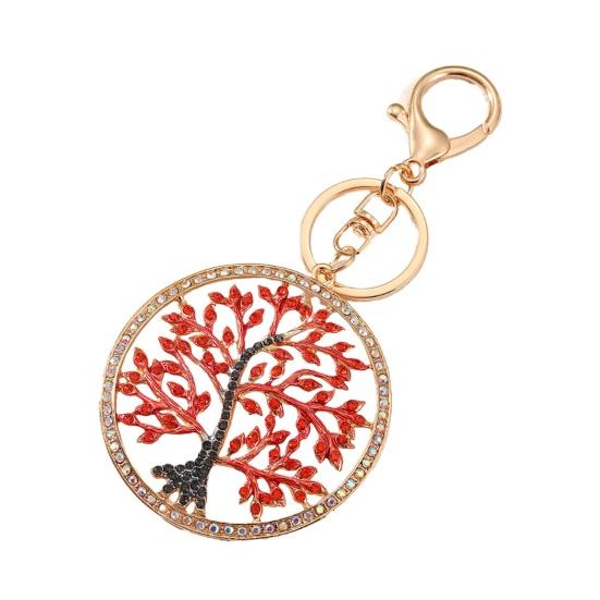 Keychain Pendant Rhinestones Inlaid Tree of Life Design Decorative Key Chain with Anti-Oxidation Lobster Clasp Backpacks Accessory червоний
Keychain Pendant Rhinestones Inlaid Tree of Life Design Decorative Key Chain with Anti-Oxidation Lobster Clasp Backpacks Accessory червоний
