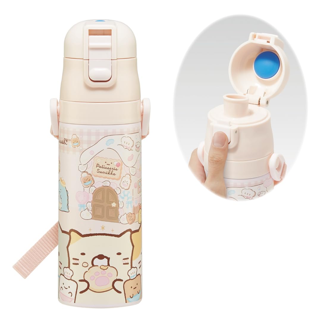 Skater Water Bottle Sumikkogurashi Candy Shop 470ml Stainless Steel Sports Bottle Children s SDC4-A
Skater Water Bottle Sumikkogurashi Candy Shop 470ml Stainless Steel Sports Bottle Children s SDC4-A