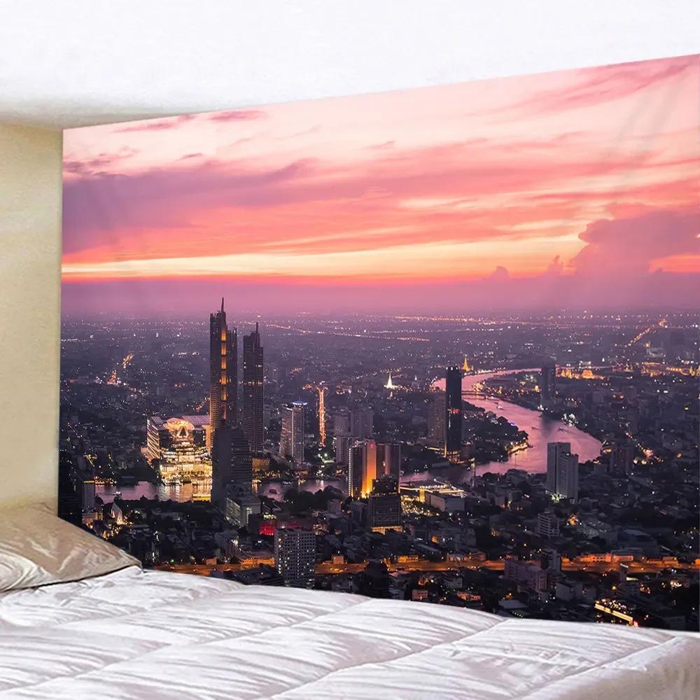 New York City Night View Tapestry Hippie Wall Hanging Home Art Bohemian Decorative Tapestry Background Cloth Sheet Sofa Blanket 74x94cm(29x37in)
New York City Night View Tapestry Hippie Wall Hanging Home Art Bohemian Decorative Tapestry Background Cloth Sheet Sofa Blanket 74x94cm(29x37in)