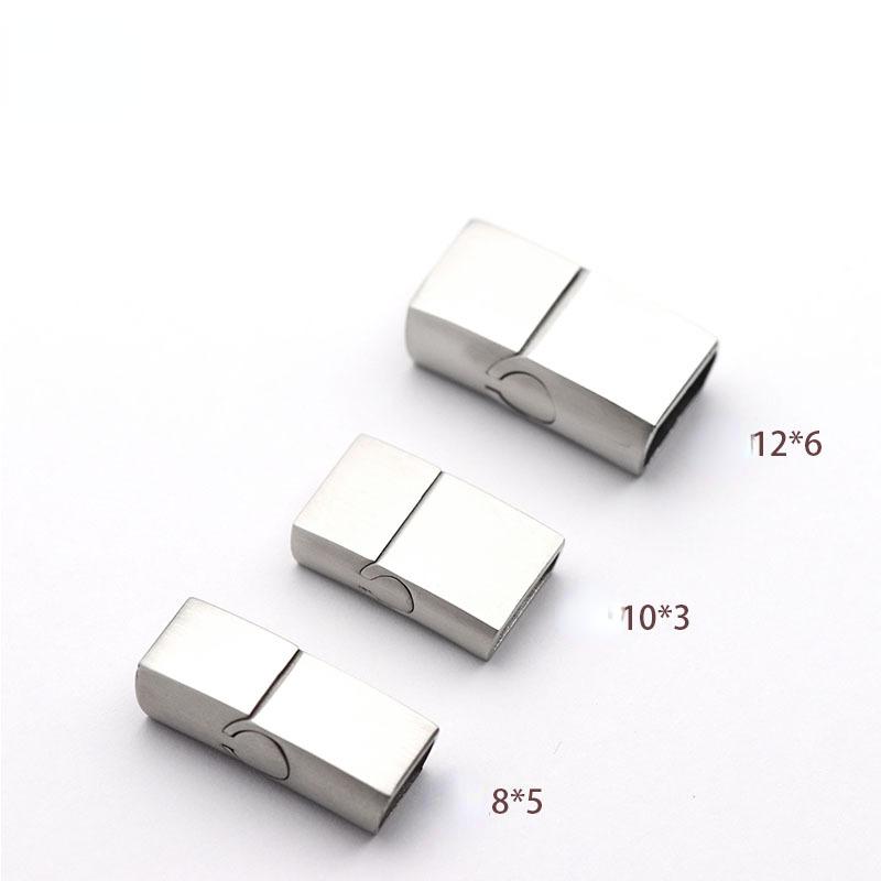 5pcs Stainless Steel Magnet Clasps Head Flat Square Edge Casting Buckle Side Opening Buckle 316 Steel Bracelet Clasps hole 12mm 6mm
5pcs Stainless Steel Magnet Clasps Head Flat Square Edge Casting Buckle Side Opening Buckle 316 Steel Bracelet Clasps hole 12mm 6mm