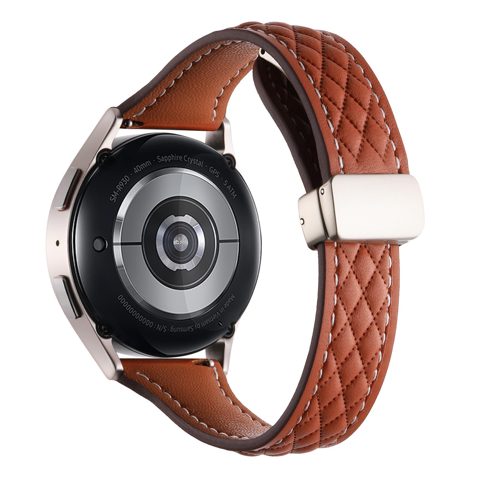 Для Samsung Galaxy Watch6 Classic/Watch6 Ремінець для годинника 20 мм Складна застібка Ремінець з натуральної коров ячої шкіри Brown
Для Samsung Galaxy Watch6 Classic/Watch6 Ремінець для годинника 20 мм Складна застібка Ремінець з натуральної коров ячої шкіри Brown