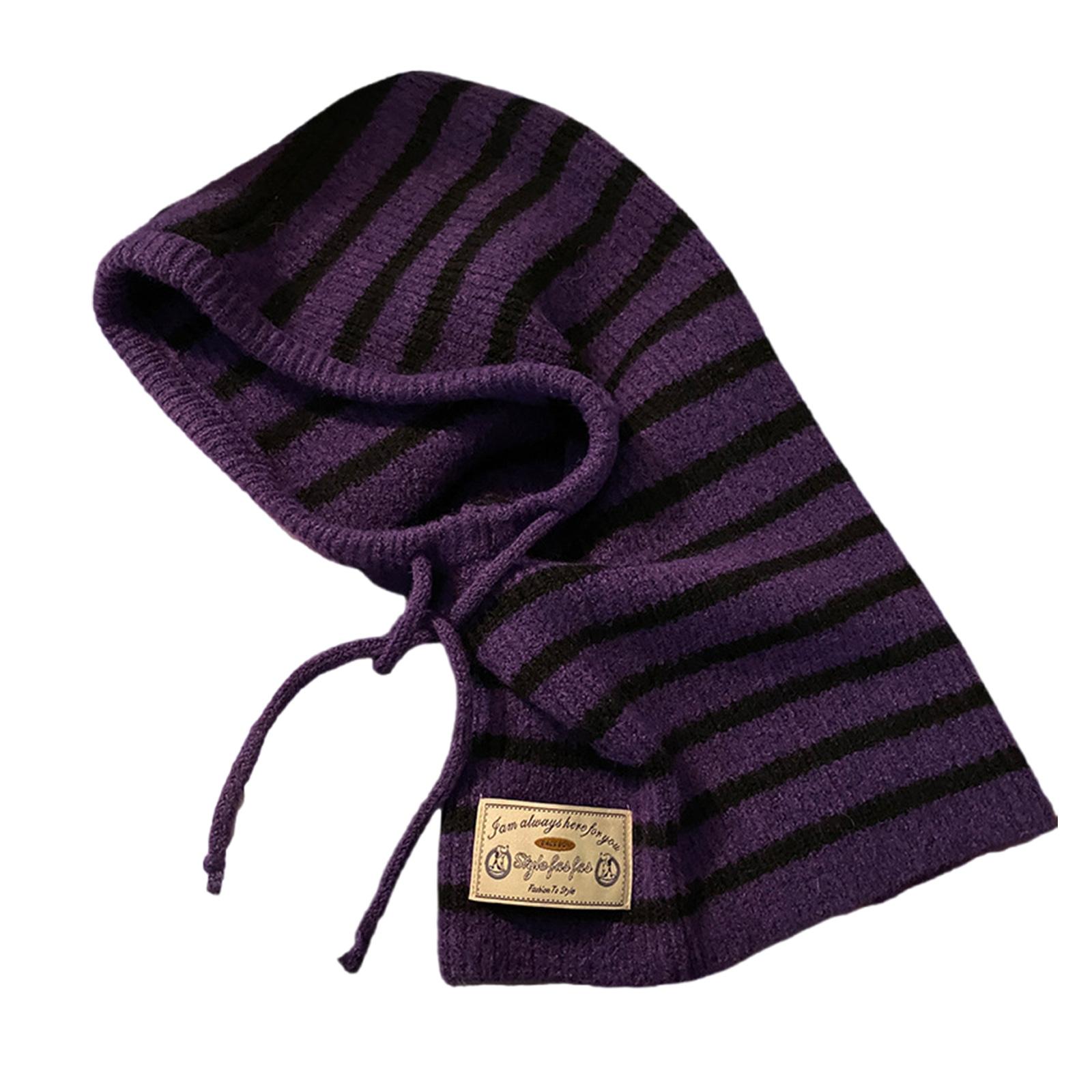 Women Striped Pttern Hat Warmer Comfortable Knitted Hat Casual Streetwear Hat for Everyday Use фиолетовый
Women Striped Pttern Hat Warmer Comfortable Knitted Hat Casual Streetwear Hat for Everyday Use фиолетовый