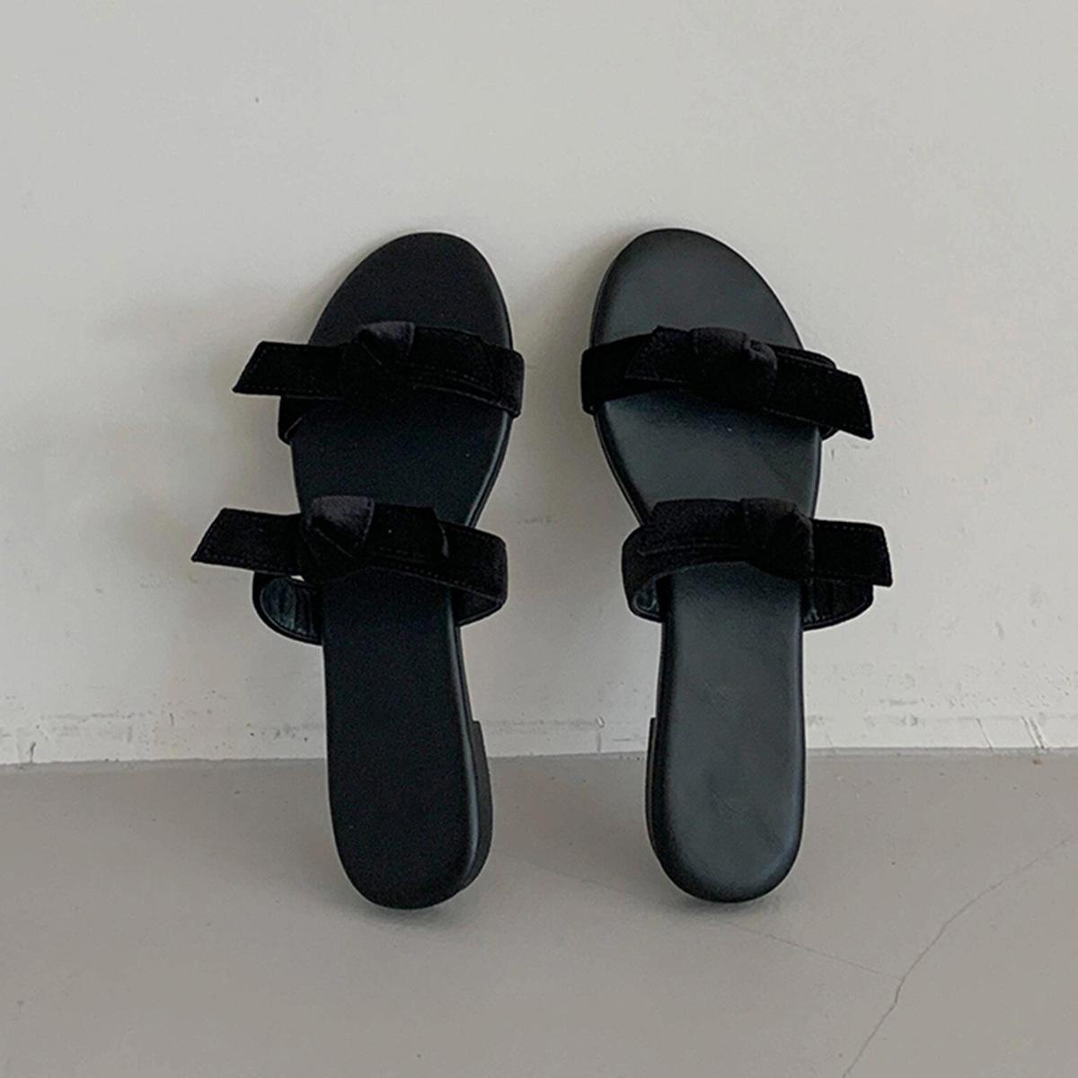 Sheepskin version~ Korean low-heeled flat-bottomed open-toed word with bow cool slippers women s summer niche beach sandals 35
Sheepskin version~ Korean low-heeled flat-bottomed open-toed word with bow cool slippers women s summer niche beach sandals 35