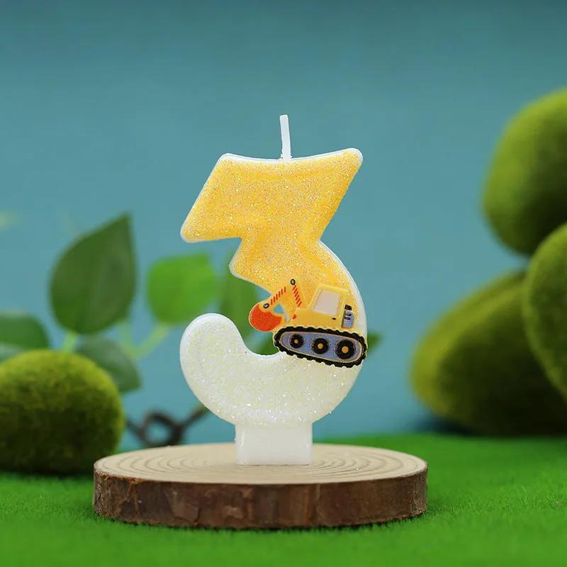 Cute Fashion Creative Engineering Car Excavator Number Birthday Cake Candle Gift Decoration Handmade Birthday Candle Boy Party
Cute Fashion Creative Engineering Car Excavator Number Birthday Cake Candle Gift Decoration Handmade Birthday Candle Boy Party