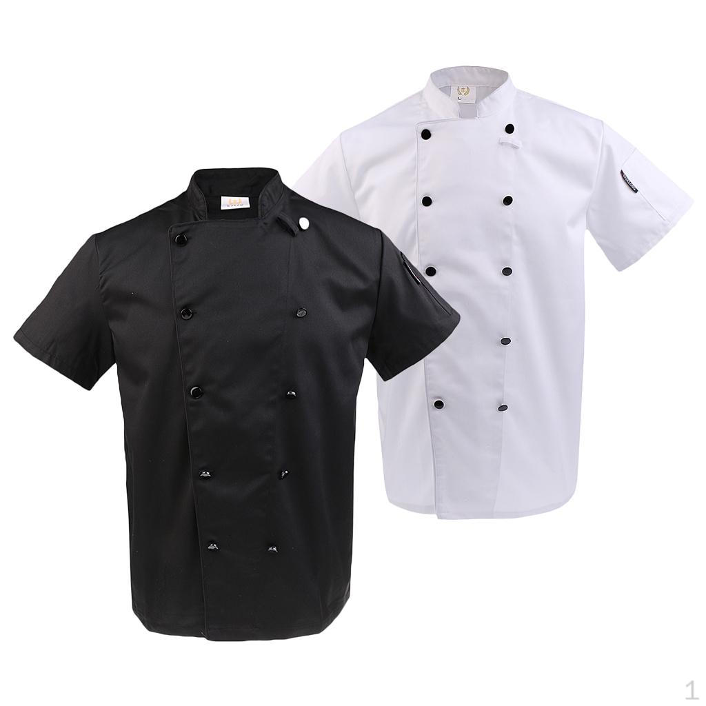 2 комплекта, женская и мужская куртка шеф-повара, рубашка с короткими рукавами, вокеры для отеля и ресторана, белый цвет, 2XL
2 комплекта, женская и мужская куртка шеф-повара, рубашка с короткими рукавами, вокеры для отеля и ресторана, белый цвет, 2XL