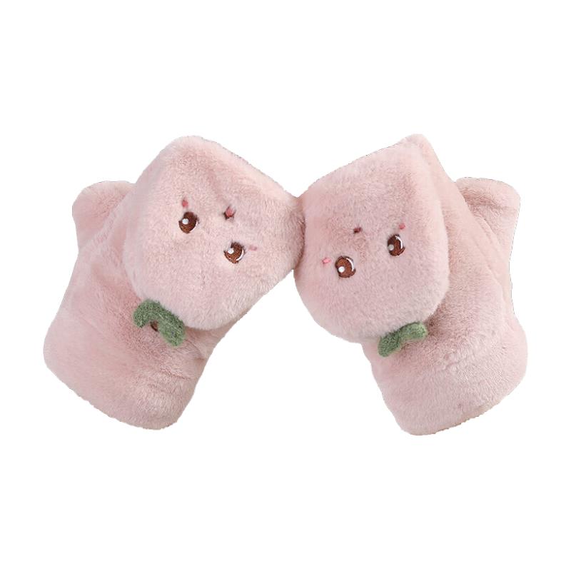 Милые женские зимние плюшевые перчатки без пальцев с откидным верхом Tsful
Милые женские зимние плюшевые перчатки без пальцев с откидным верхом Tsful