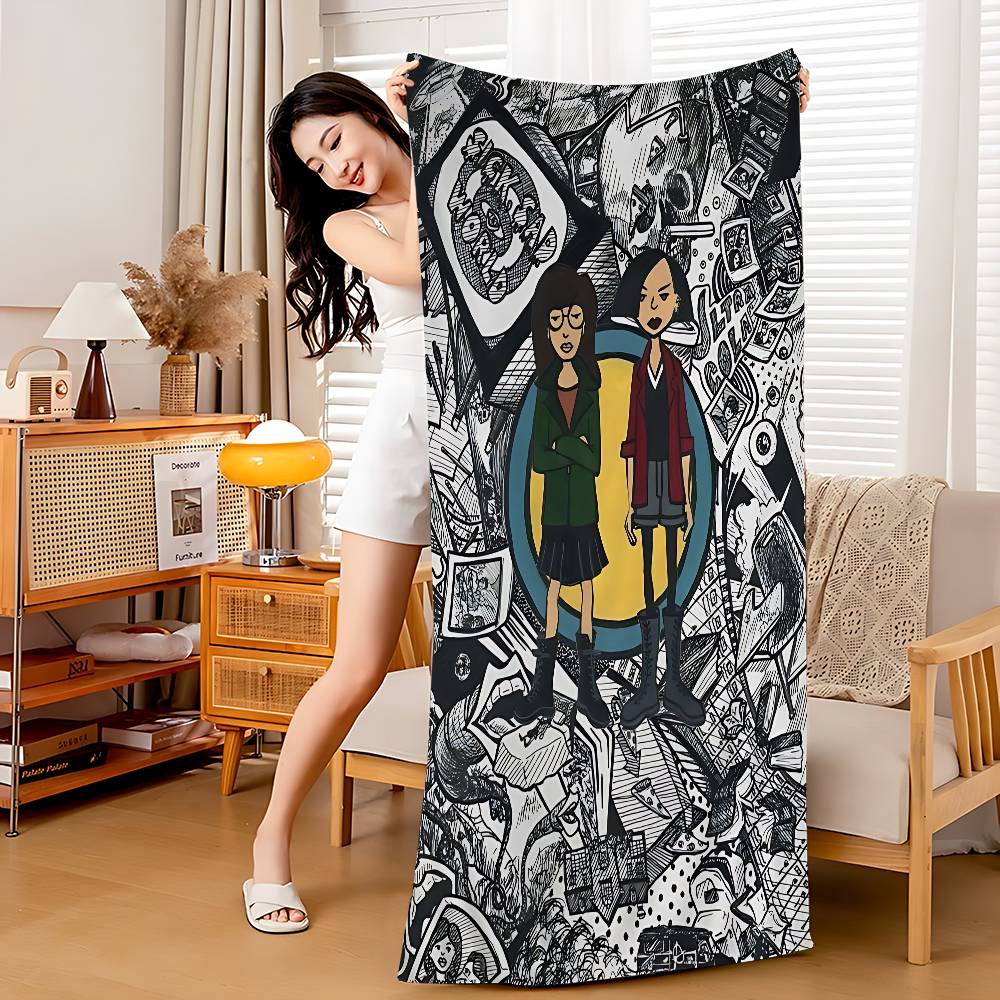 Cartoon Anime D-Daria Microfiber Blanket Quick Drying Beach Towels Oversized Printing Super Absorbent Pool Towel Blanket W40*H60(CM)
Cartoon Anime D-Daria Microfiber Blanket Quick Drying Beach Towels Oversized Printing Super Absorbent Pool Towel Blanket W40*H60(CM)