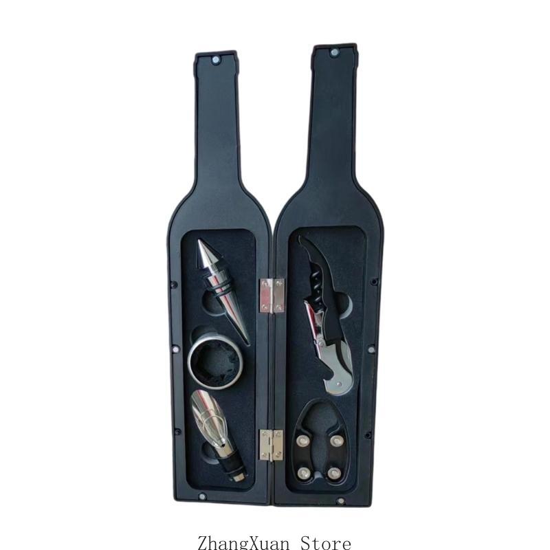 3XUF 5Piece Sturdy Stainless Steel Wine Opener Set Practical Corkscrew Accessories
3XUF 5Piece Sturdy Stainless Steel Wine Opener Set Practical Corkscrew Accessories