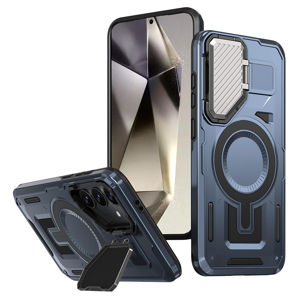 For Samsung Galaxy S24 FE Magnetic Case Lens Lid Kickstand PC+TPU Back Cover A
For Samsung Galaxy S24 FE Magnetic Case Lens Lid Kickstand PC+TPU Back Cover A