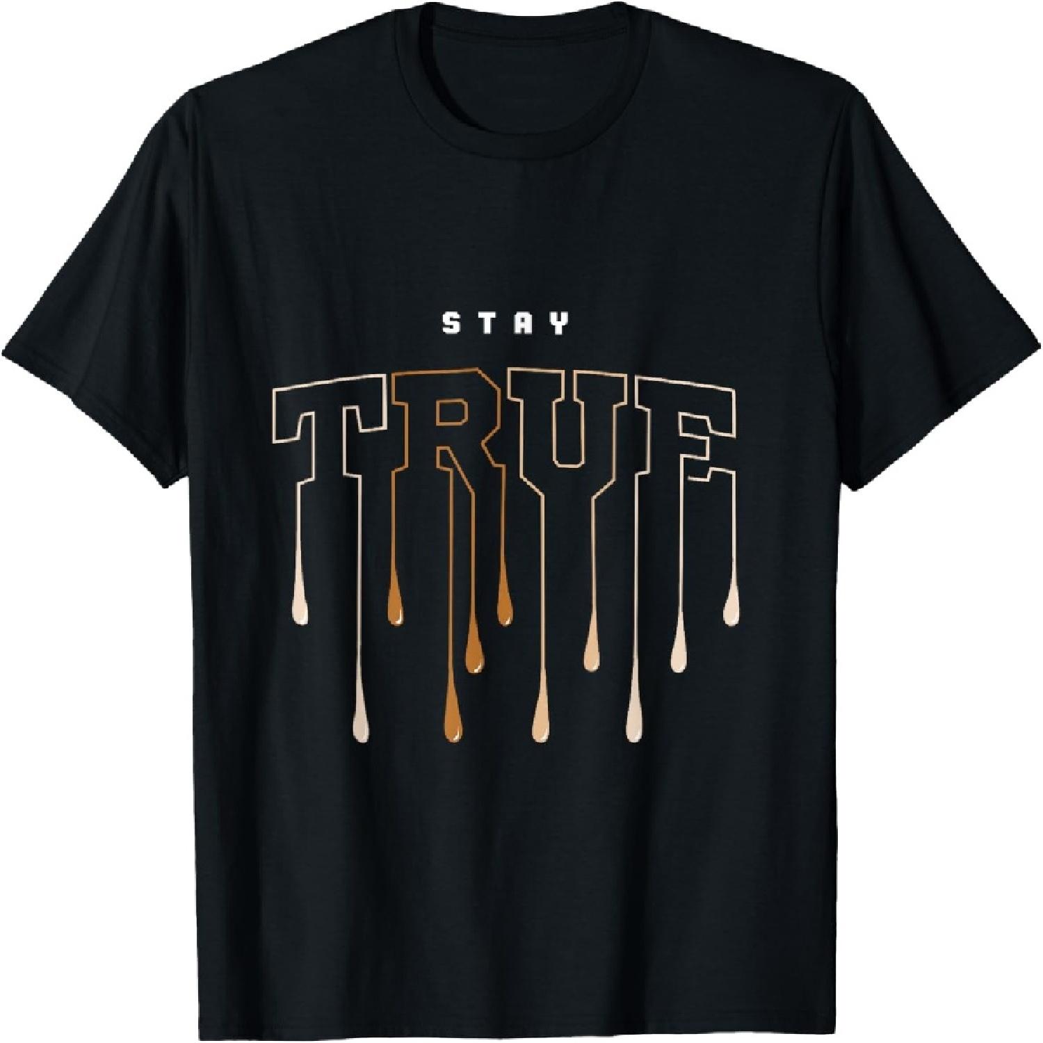 Brown Graphic Stay True Brown Graphic T-Shirt S
Brown Graphic Stay True Brown Graphic T-Shirt S