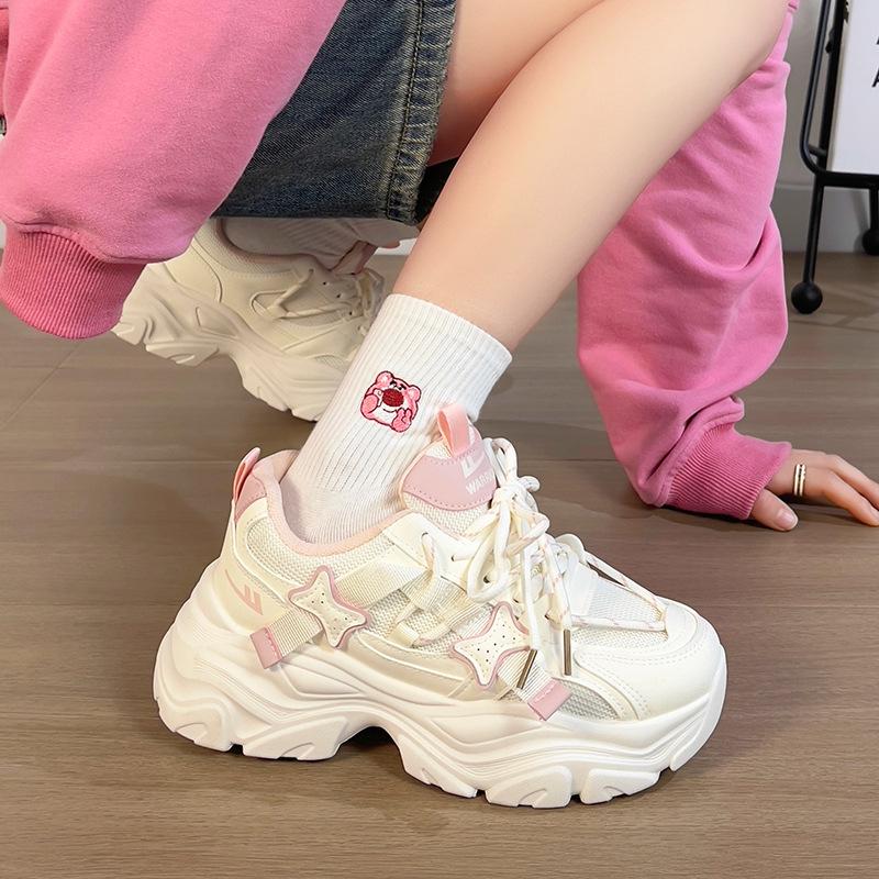 Women s Warrior Black Sneakers: Autumn Soft Sole, Height-Enhancing, Versatile Dad Shoes 38
Women s Warrior Black Sneakers: Autumn Soft Sole, Height-Enhancing, Versatile Dad Shoes 38