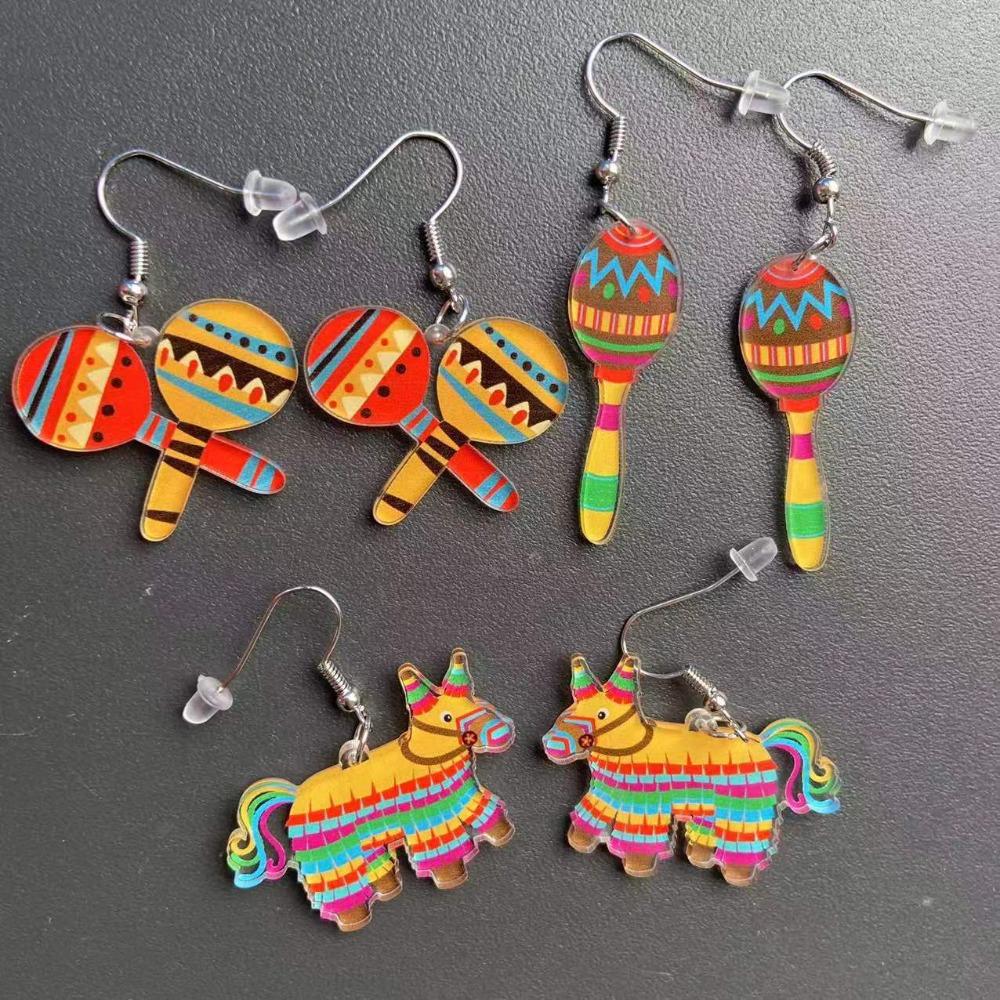 May 5th Carnival Acrylic Earring Mexican Carnival Theme Party Pendant Earrings Women Jewelry Gift Style 9
May 5th Carnival Acrylic Earring Mexican Carnival Theme Party Pendant Earrings Women Jewelry Gift Style 9