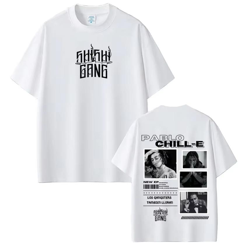 Singer Pablo Chille Fashion Album Print tshirt Unisex Women Hiphop Punk tshirt Shortsleeved loose casual cotton Tshirts tops 4XL
Singer Pablo Chille Fashion Album Print tshirt Unisex Women Hiphop Punk tshirt Shortsleeved loose casual cotton Tshirts tops 4XL