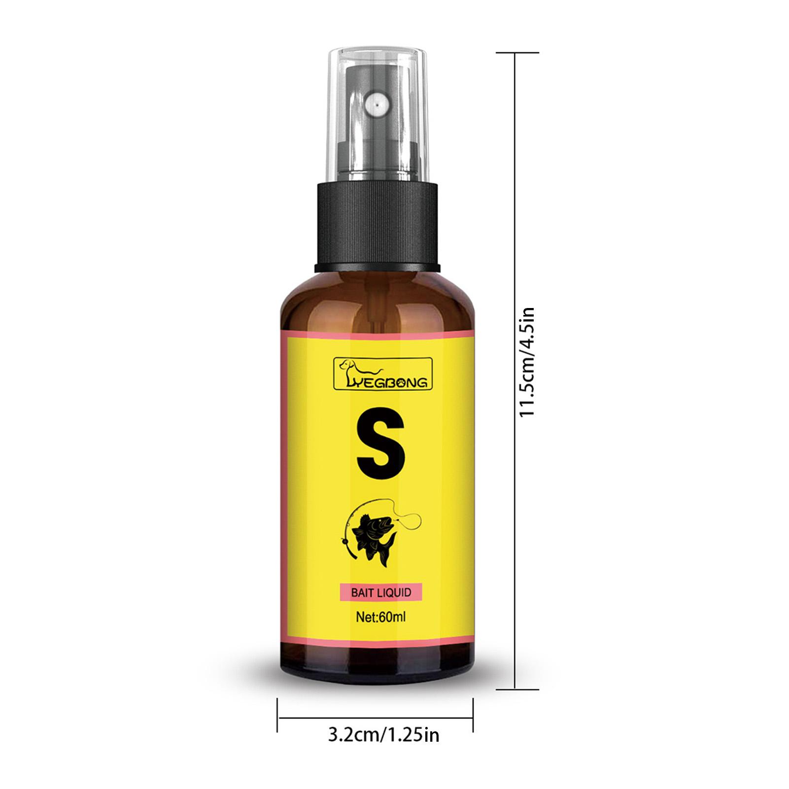 60ml Fish Attractant Spray Fast-Acting Universal Long-Lasting Fishing Bait Liquid for Saltwater and Freshwater Fishing
60ml Fish Attractant Spray Fast-Acting Universal Long-Lasting Fishing Bait Liquid for Saltwater and Freshwater Fishing