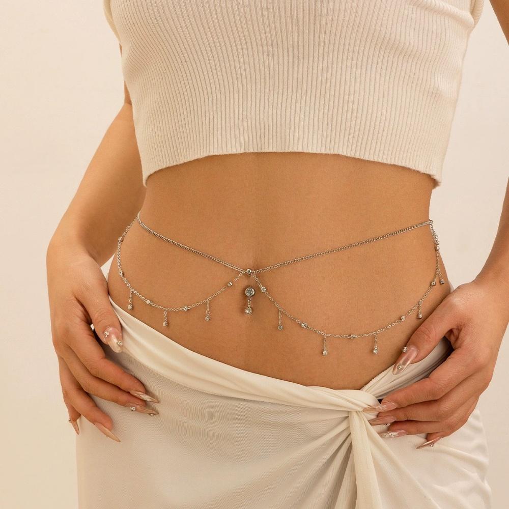 Geometric Water Drop Sparkling Zircon Tassel Waist Chain Women Classic Fashion Sexy Beach Zircon Navel Nails Body Chain Jewelry
Geometric Water Drop Sparkling Zircon Tassel Waist Chain Women Classic Fashion Sexy Beach Zircon Navel Nails Body Chain Jewelry