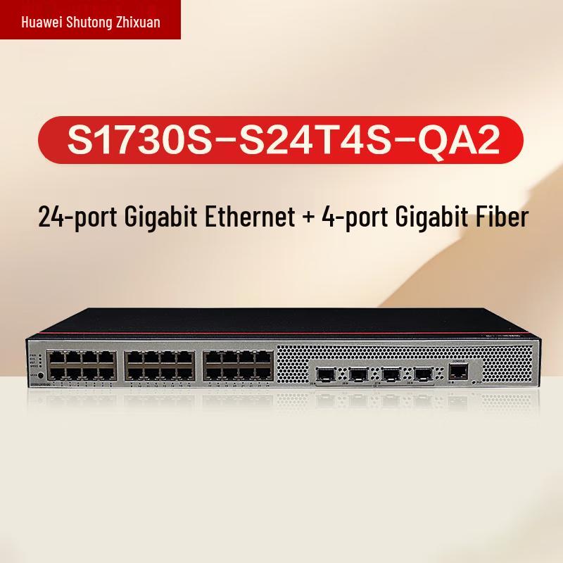 Huawei S1730S-S24T4S-QA2 Managed Gigabit Ethernet Switch
Huawei S1730S-S24T4S-QA2 Managed Gigabit Ethernet Switch