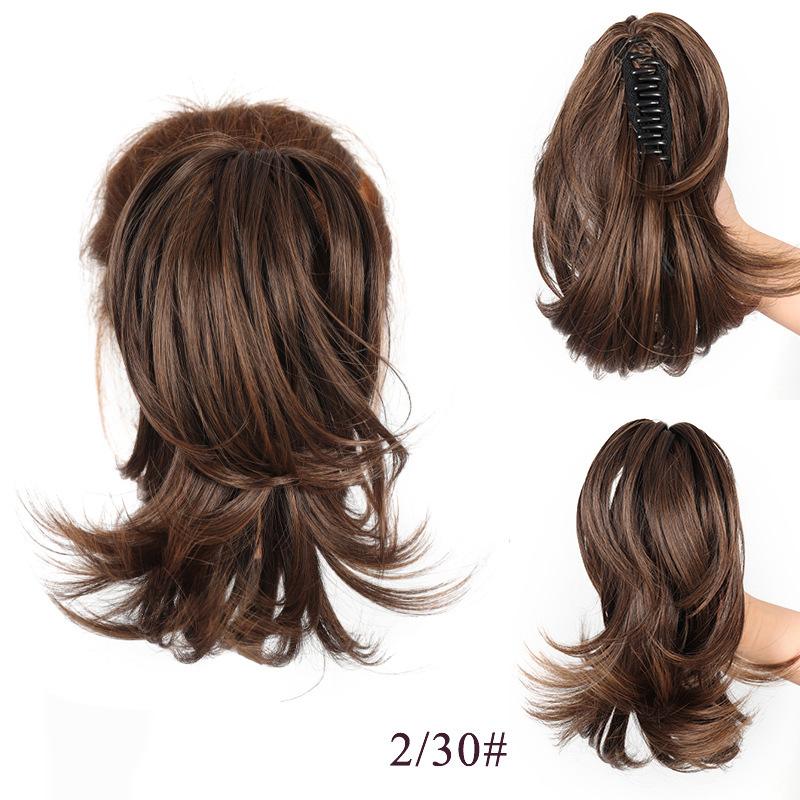 Парик с конским хвостом с большим зажимом, слегка завитый, пушистый и струящийся синтетический парик, удобный и естественный для ежедневных встреч.
Парик с конским хвостом с большим зажимом, слегка завитый, пушистый и струящийся синтетический парик, удобный и естественный для ежедневных встреч.