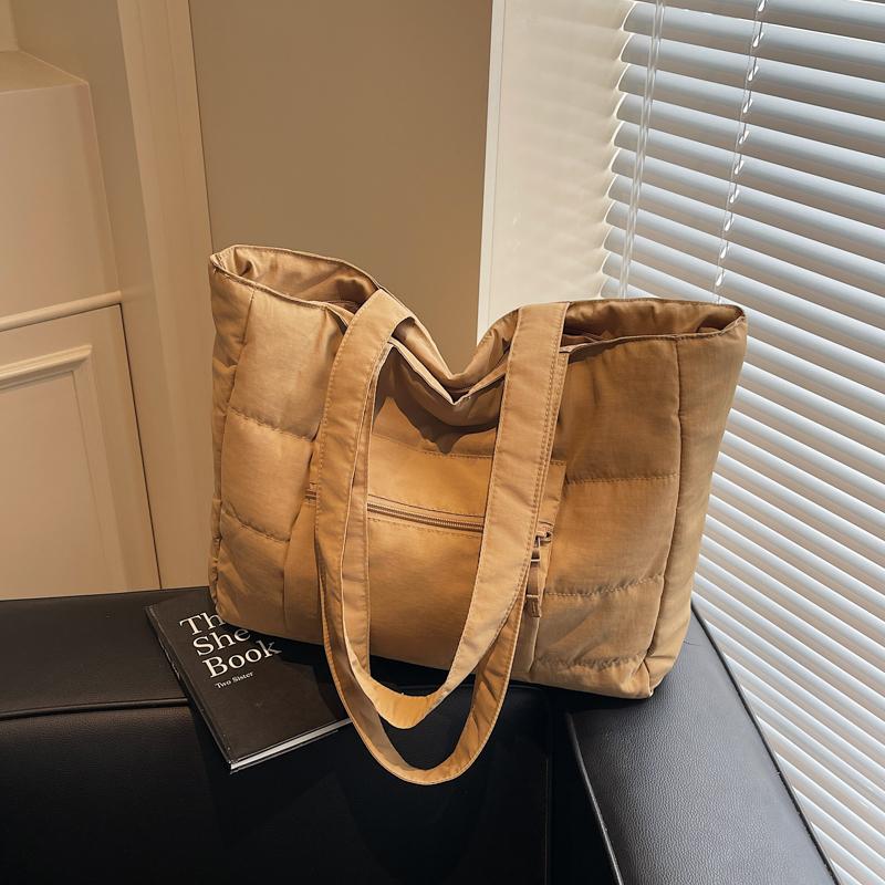 Большая вместительная сумка-тоут женская сумка для поездок на работу сумка через плечо хаки