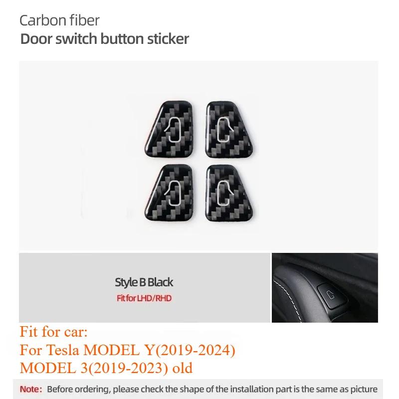 Door Switch Button Sticker for Tesla Model 3 Y 2019-2025 Carbon Fiber Car Interior Door Switch Button Trim Stickers Accessories
Door Switch Button Sticker for Tesla Model 3 Y 2019-2025 Carbon Fiber Car Interior Door Switch Button Trim Stickers Accessories