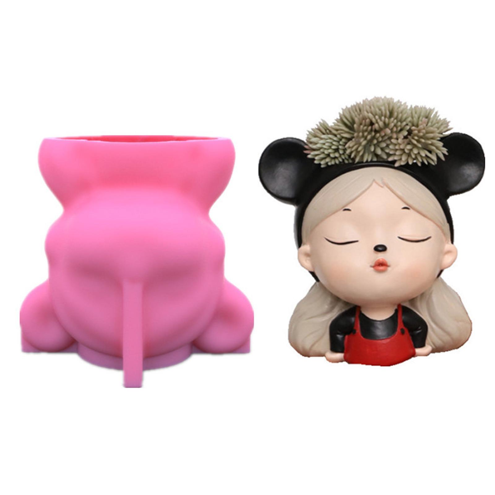 Милая девушка цветочный горшок эпоксидная смола форма суккулентный держатель для горшка бетон гипс силиконовая форма DIY ремесла форма A
Милая девушка цветочный горшок эпоксидная смола форма суккулентный держатель для горшка бетон гипс силиконовая форма DIY ремесла форма A