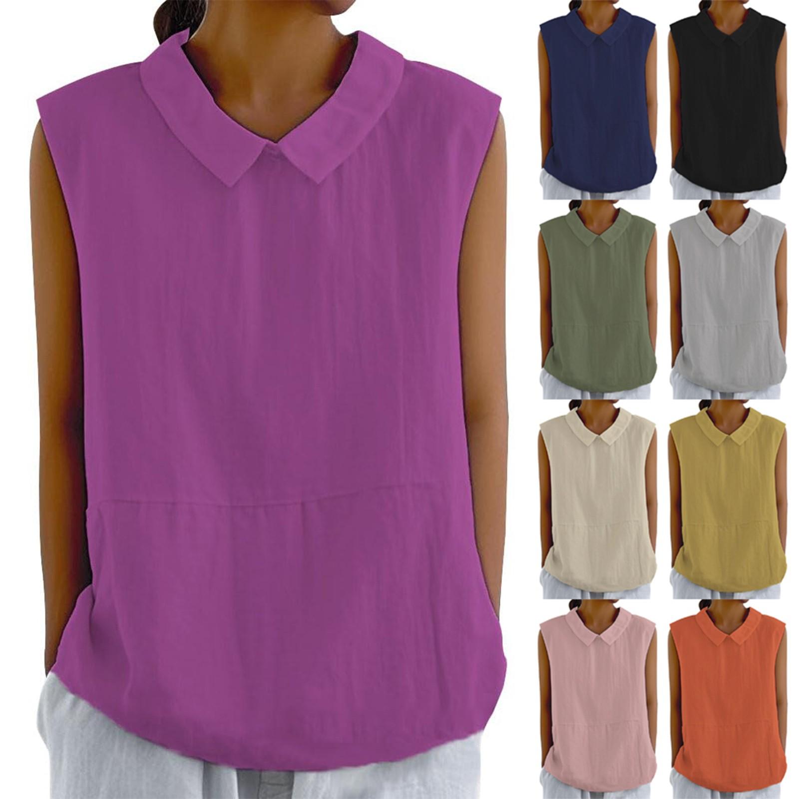Women s Fashion Solid Color Collar Sleeveless Pullover Shirt Top L армія зелений колір
Women s Fashion Solid Color Collar Sleeveless Pullover Shirt Top L армія зелений колір