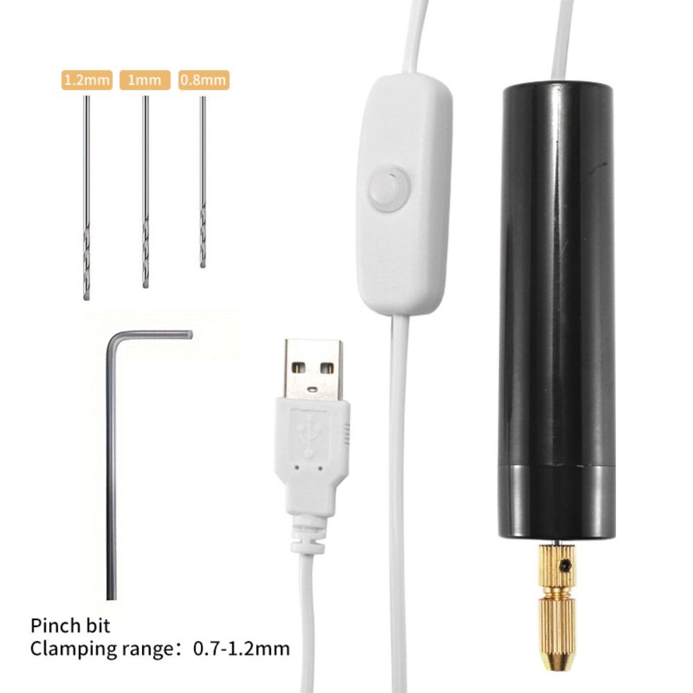 Plug-in Power Supply Mini Electric Drill High Precision Operation Drill Rotary Tool Clay 1 set
Plug-in Power Supply Mini Electric Drill High Precision Operation Drill Rotary Tool Clay 1 set
