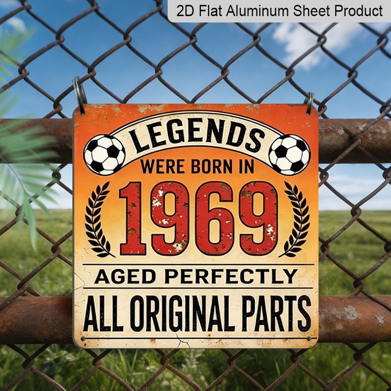 2D Flat - 1pc Legends Born in 1969 Year Sign | Lively Style, Year Commemoration, Office and Terrace Decor, Modern Yard Sign, Planter Decor, Ideal for 20*20cm
2D Flat - 1pc Legends Born in 1969 Year Sign | Lively Style, Year Commemoration, Office and Terrace Decor, Modern Yard Sign, Planter Decor, Ideal for 20*20cm