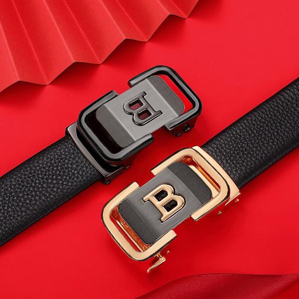 New Belt Men s Fashionable Business Leather Automatic Buckle Belt Casual Simple Jeans Belt 130cm
New Belt Men s Fashionable Business Leather Automatic Buckle Belt Casual Simple Jeans Belt 130cm