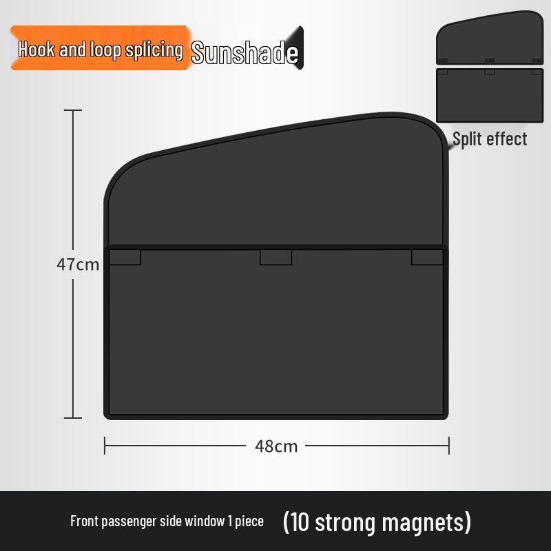 Magnetic Car Sunshade: Detachable, Foldable, Heat-Insulating Curtains for Summer Sun Protection
Magnetic Car Sunshade: Detachable, Foldable, Heat-Insulating Curtains for Summer Sun Protection